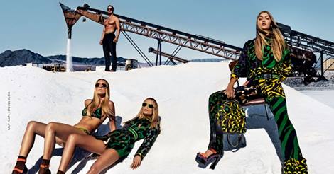 Gigi Hadid Fronts Versace Spring/Summer 16 Campaign