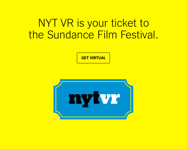 Watch VR films The New York Times has selected from the festival’s New Frontier line-up.