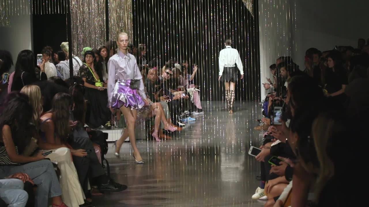 Relive the crystal-dripped #AREA September 2019 #NYFW runway
