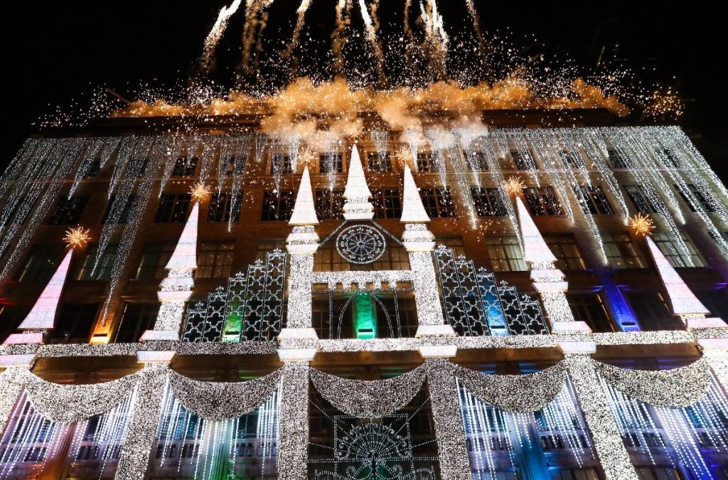 Saks Fifth Avenue Revealed Their Brilliant Holiday Windows & Light Show