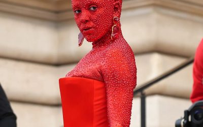 Couture Week: Yes, That Really Was Doja Cat Covered In 30,000 Crystals At Schiaparelli