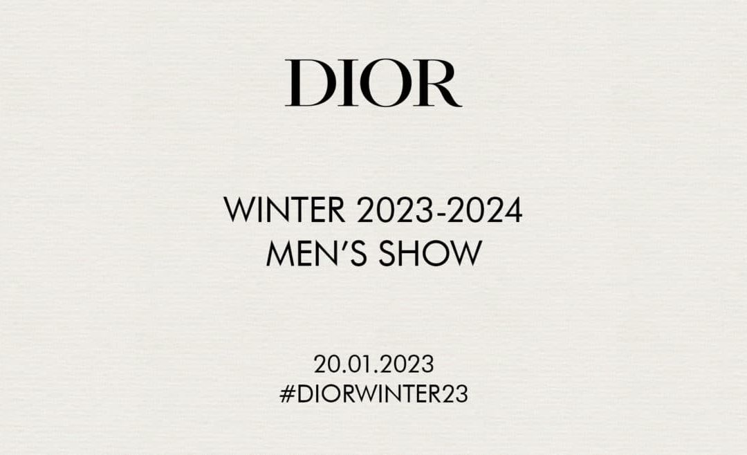 ICYMI: Watch the Dior Men’s Winter 2023 Collection by Kim Jones