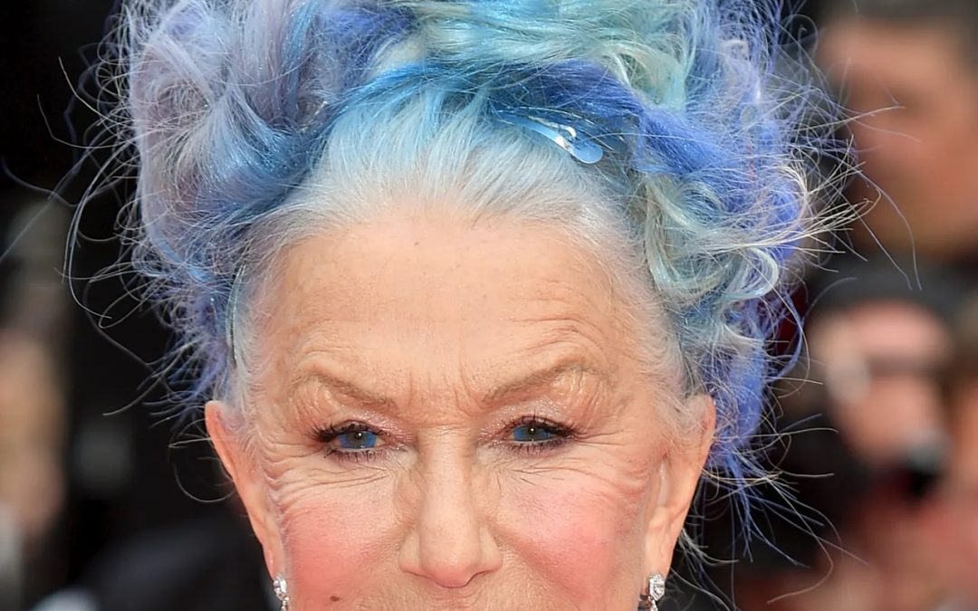 Helen Mirren’s Hair at the Cannes Festival Is One Big Tornado of Blue