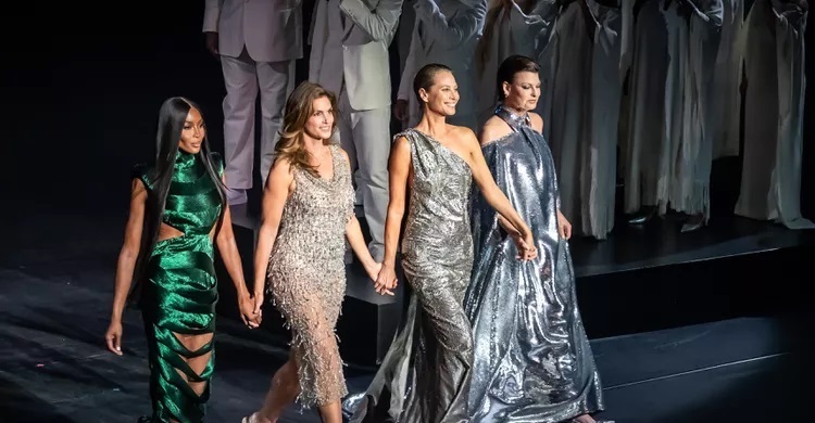 The Supermodels Reunited to Kick Off London Fashion Week in the Most Epic Way